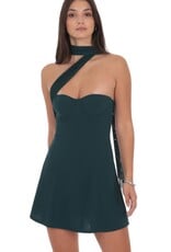 Lucy In The Sky Scarf Wrap Fit and Flare Mini Dress