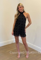 Lucy In The Sky Florette Halter Shift Mini Dress