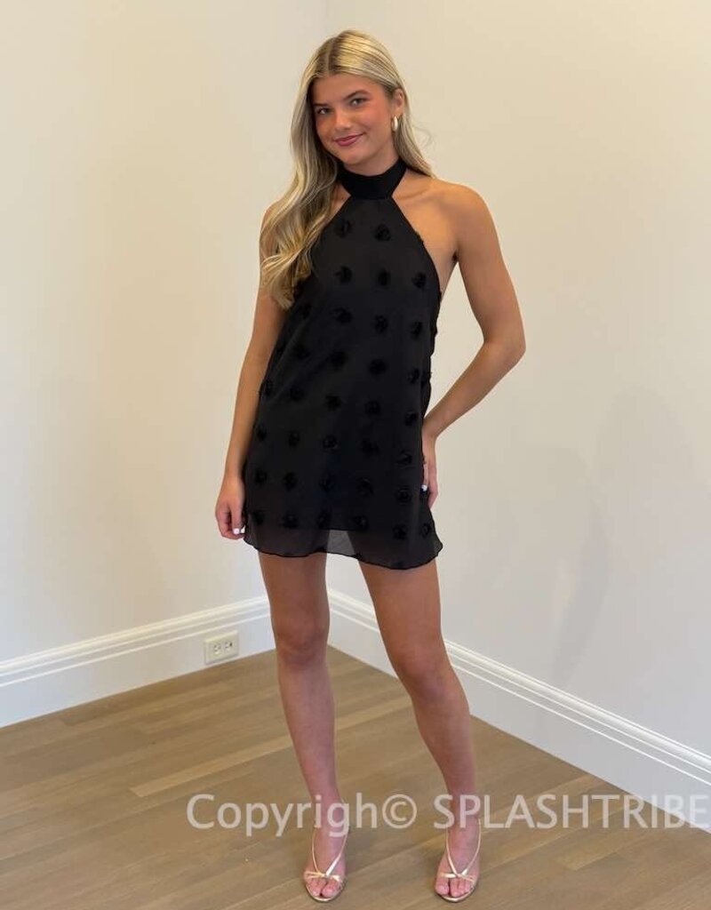 Lucy In The Sky Florette Halter Shift Mini Dress