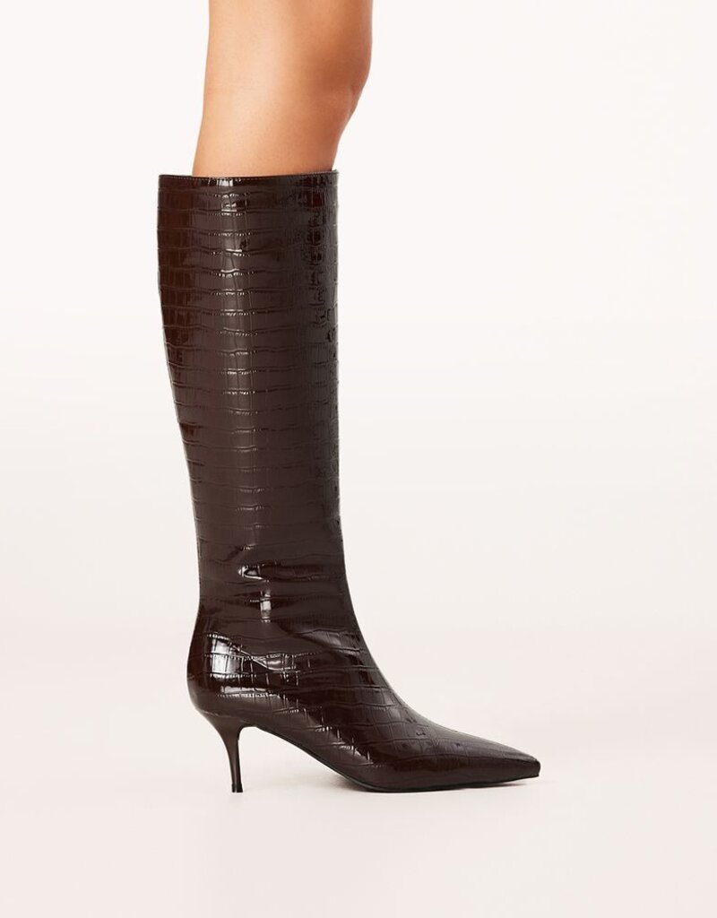 Billini Annora Pointed Toe Tall Croc Boots