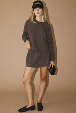 Shea Striped Knit Mini Skort Skirt