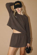 Shea Striped Long Sleeve Knit Top