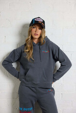 Von Dutch Hoodie Sweatshirt w/ Multi Color Print
