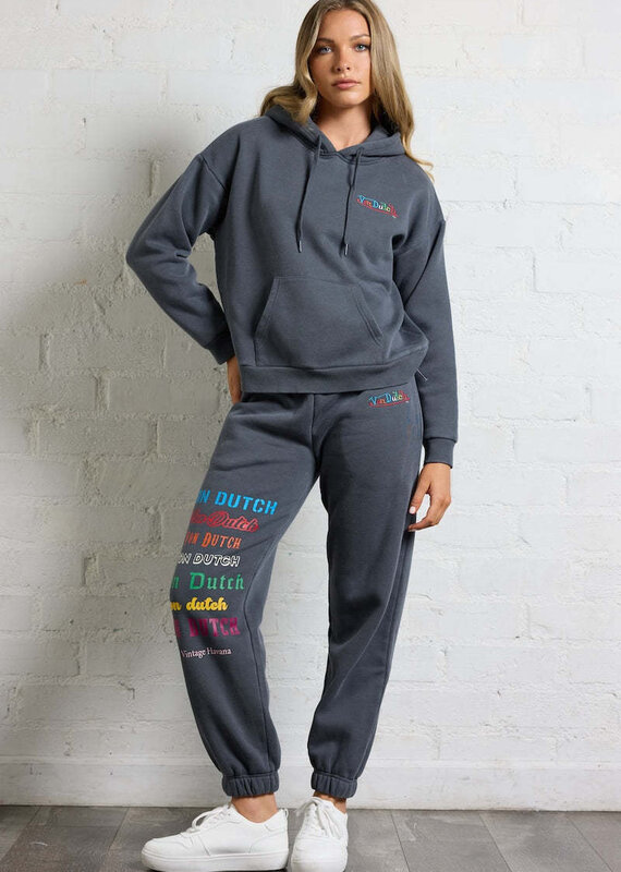 Von Dutch Jogger Sweatpants w/Multi Color Print