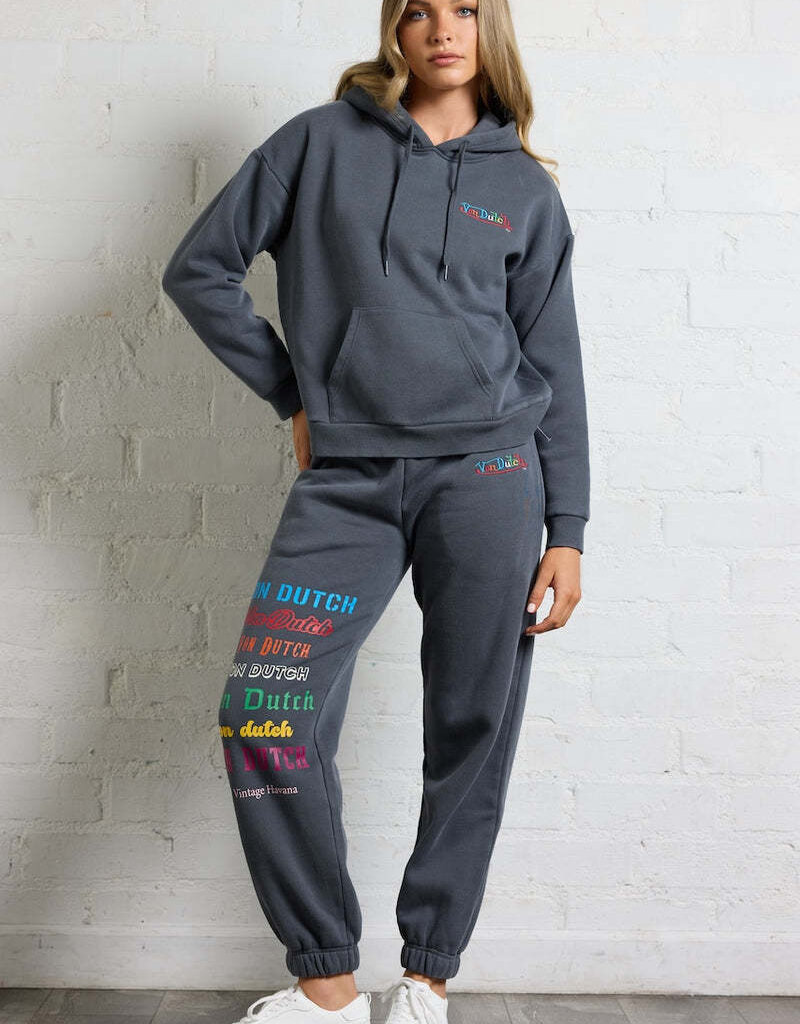 Von Dutch Jogger Sweatpants w/Multi Color Print