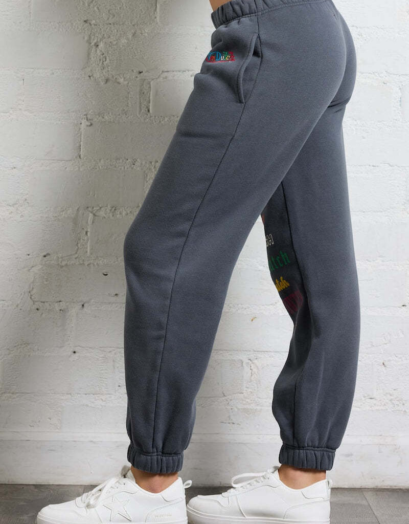 Von Dutch Jogger Sweatpants w/Multi Color Print
