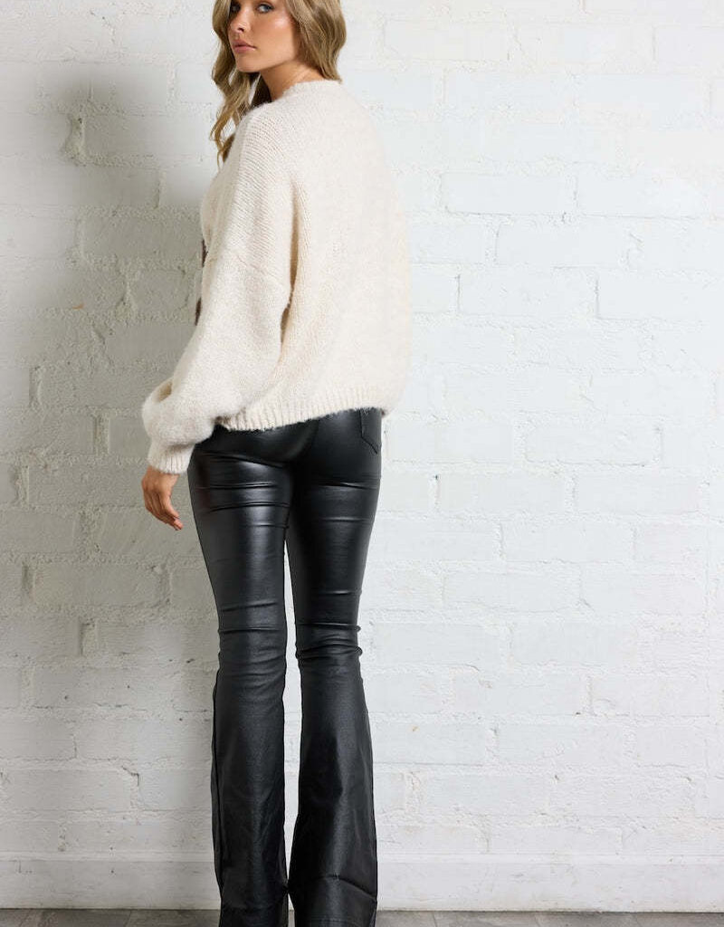 Von Dutch Bear Jacquard Sweater