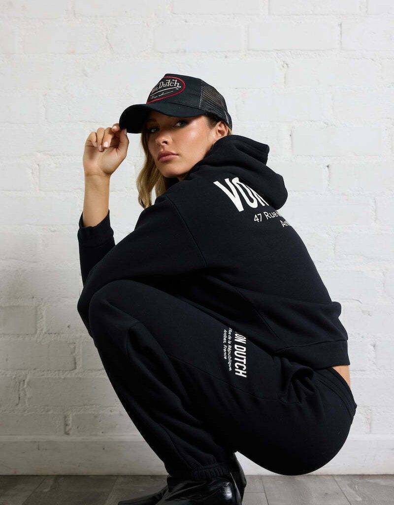 Von Dutch Classic Logo Trucker Hat Black