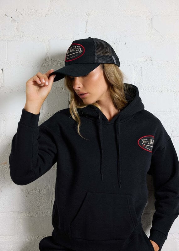 Von Dutch Classic Logo Trucker Hat Black