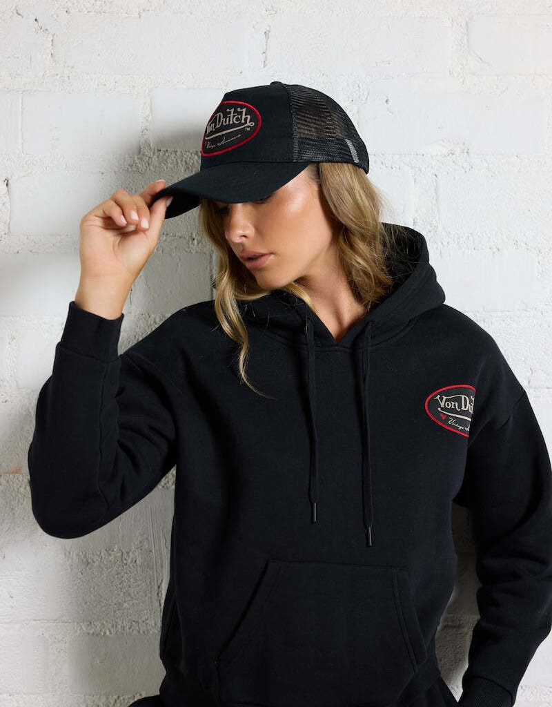 Von Dutch Classic Logo Trucker Hat Black