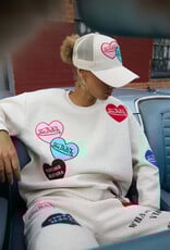 Von Dutch Hearts Trucker Hat Ivory