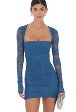 Lucy In The Sky Lace Long Sleeve Bodycon Mini Dress
