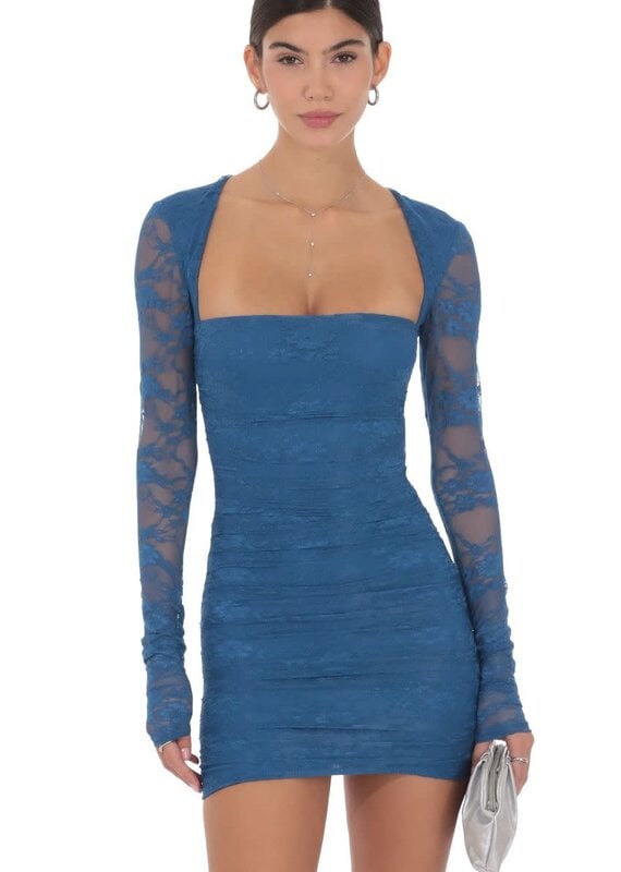 Lucy In The Sky Lace Long Sleeve Bodycon
