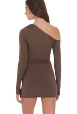 Lucy In The Sky Off Shoulder Long Sleeve Mini Dress