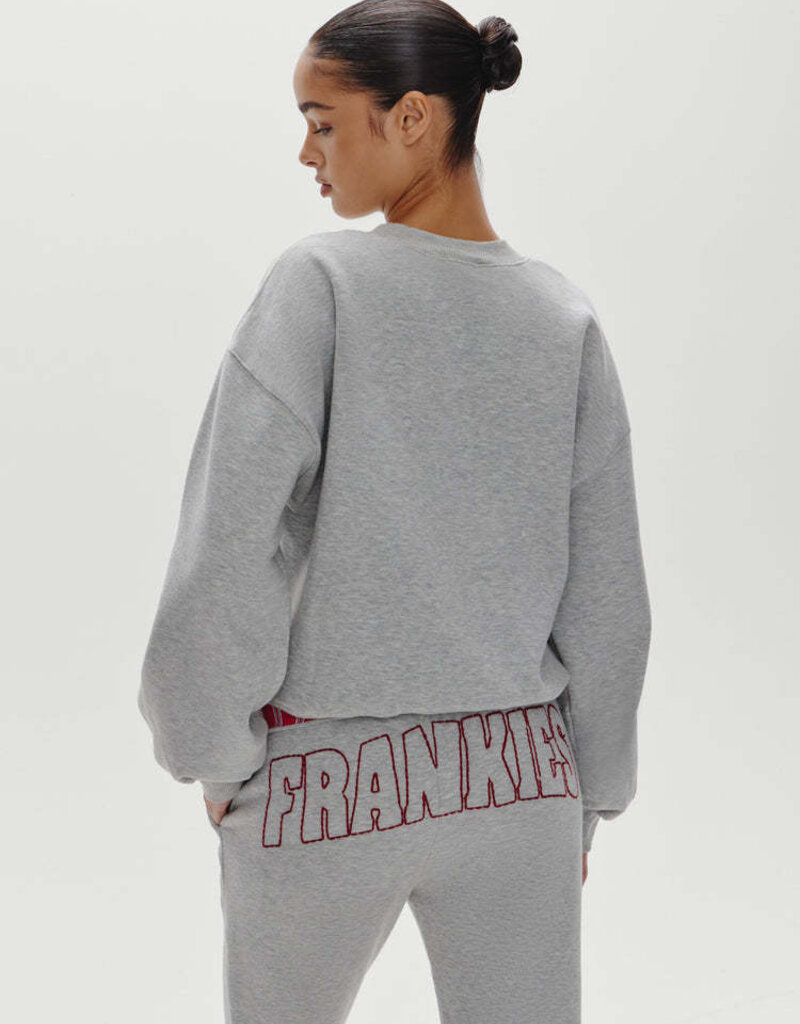 Frankies Bikinis Travel Day Cotton Crewneck