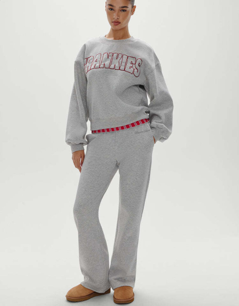 Frankies Bikinis Travel Day Cotton Crewneck