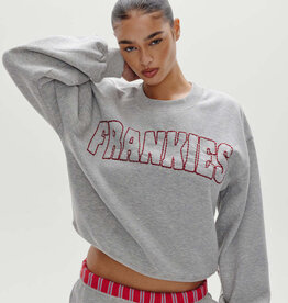 Frankies Bikinis Travel Day Cotton Crewneck