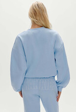 Frankies Bikinis Travel Day Cotton Crewneck