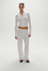 Frankies Bikinis Lenon Cloud Knit Button Up Sweater