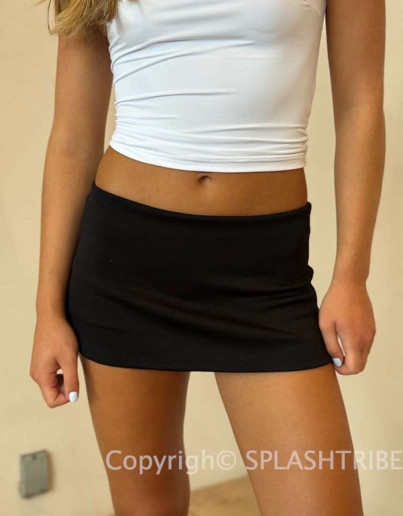 Micro Mini Skirt With Shorts