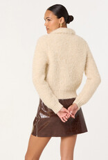 ASTR Savana Faux Leather Mini Skirt