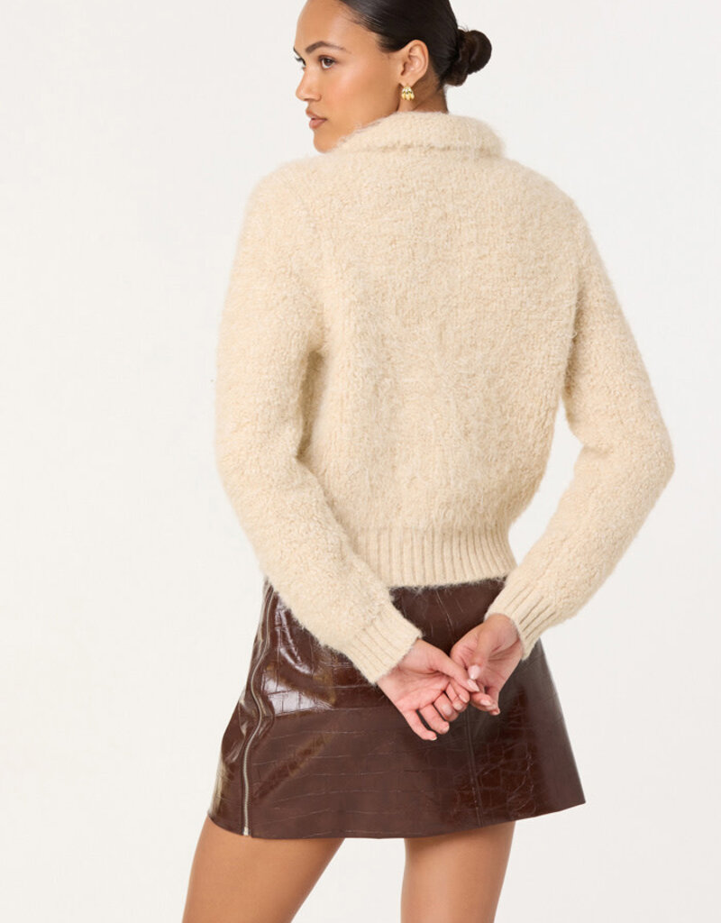 ASTR Savana Faux Leather Mini Skirt