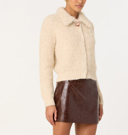 ASTR Savana Faux Leather Mini Skirt