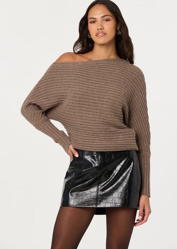 ASTR Samaria Asymmetrical Sweater