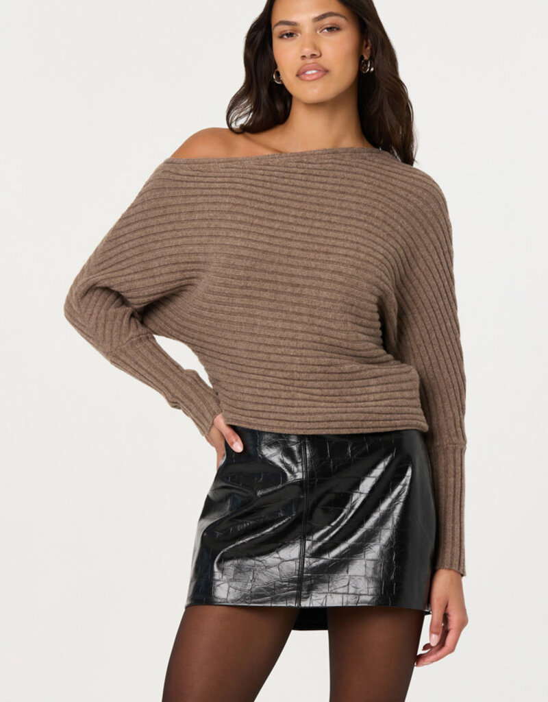 ASTR Samaria Asymmetrical Sweater