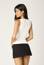 Wide Strap Square Neck Top