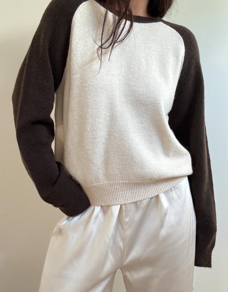 Raglan Knit Sweater Top