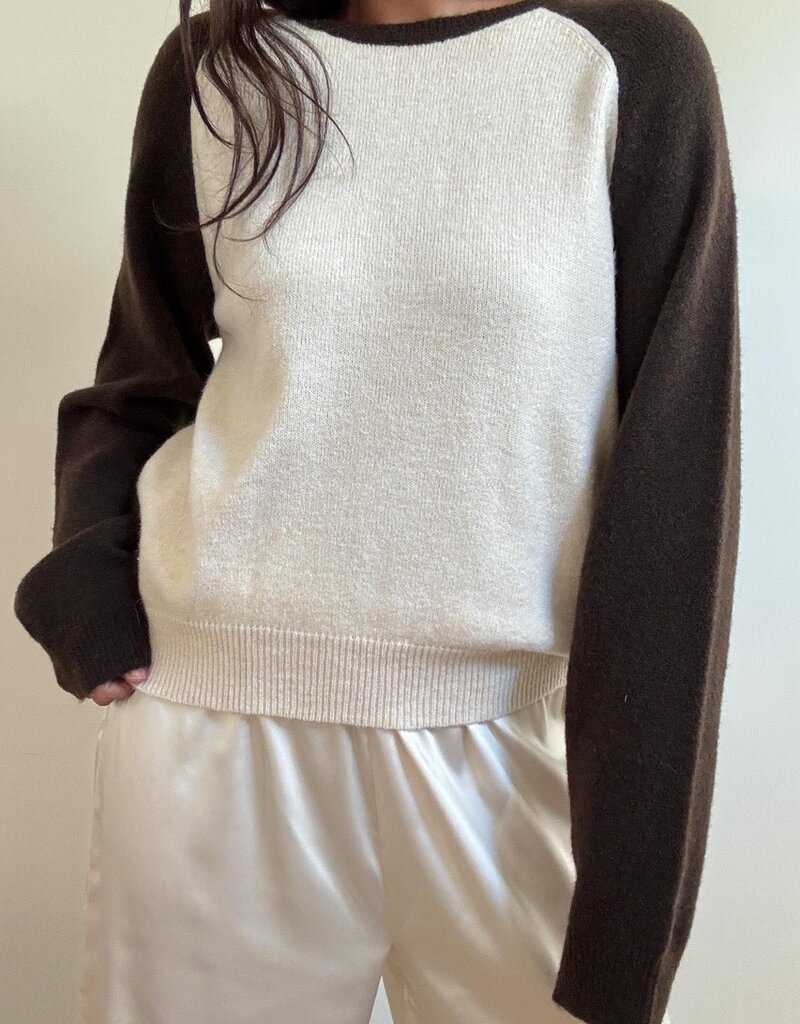 Raglan Knit Sweater Top