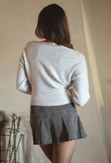 Gaines Off Shoulder Knit Sweater