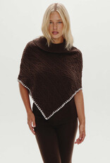 Frankies Bikinis Windswept Cotton Knit Poncho