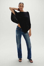 Frankies Bikinis Aspen Cable Knit Poncho