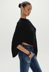Frankies Bikinis Aspen Cable Knit Poncho