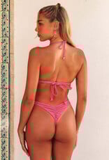 Kulani Kinis Gathered Stitch Bralette Bikini Top