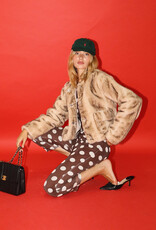 Pocket Front Faux Fur Jacket