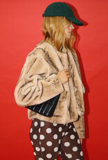 Pocket Front Faux Fur Jacket