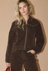 Suede Studded Jacket