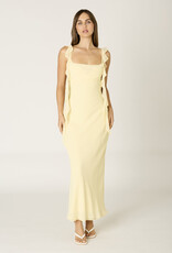 Jinea Chiffon Frill Maxi Dress