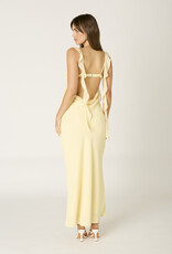 Jinea Chiffon Frill Maxi Dress