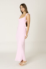 Jinea Chiffon Frill Maxi Dress