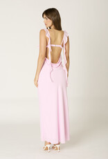 Jinea Chiffon Frill Maxi Dress
