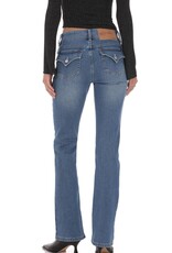 Lucy In The Sky Double Button Slim Flare Jeans