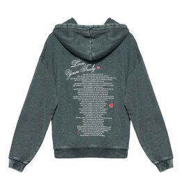 Boys Lie Yours Truly Holiday Racer Hoodie