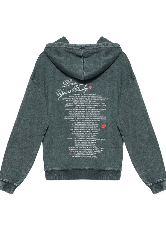 Boys Lie Yours Truly Holiday Racer Hoodie