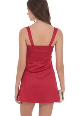 Lucy In The Sky Satin Shift Mini Dress