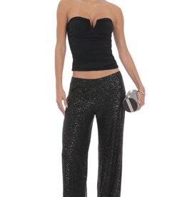 Lucy In The Sky Straight Sequin Pants