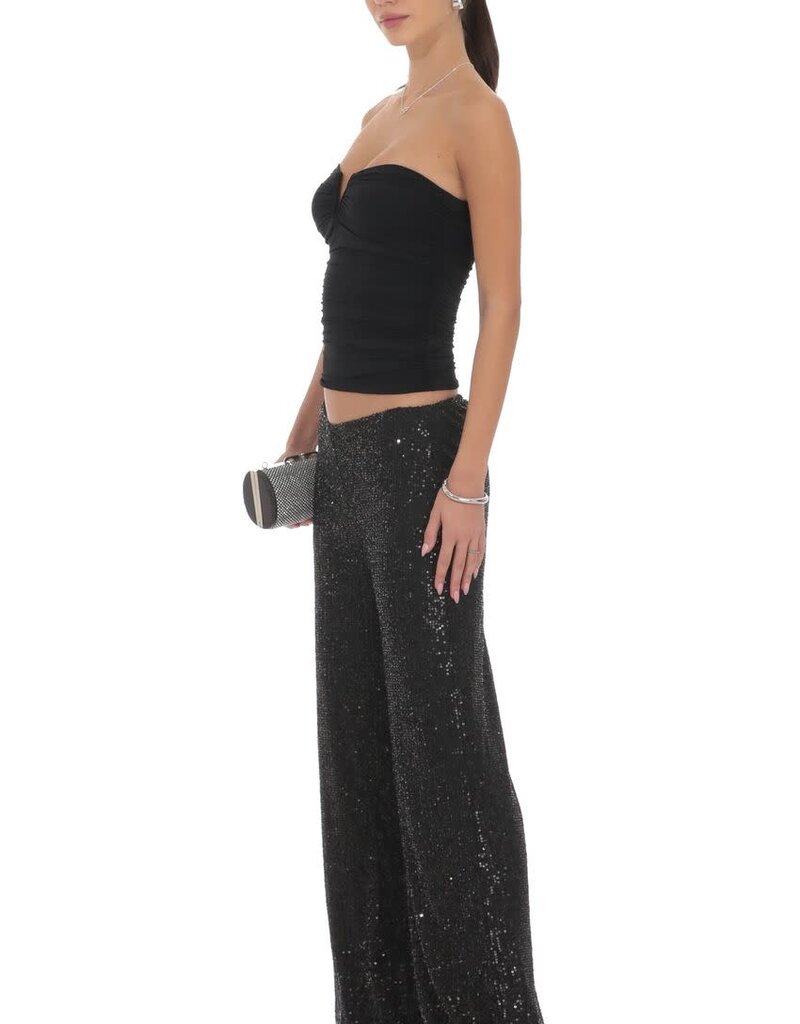 Lucy In The Sky Straight Sequin Pants